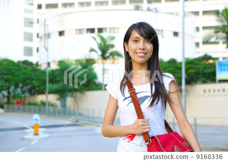 college student at campus college student at campus 9168336