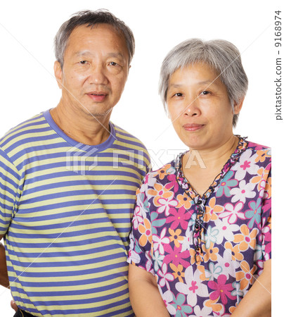 Asian elderly couple Asian elderly couple 9168974