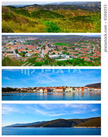 set of photo of the Istrian part of the Adriatic coast 9169355