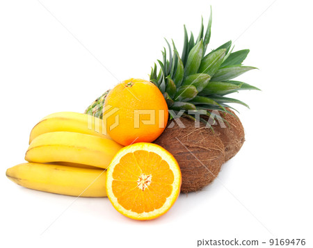 Fruit isolated on white background Fruit isolated on white background 9169476