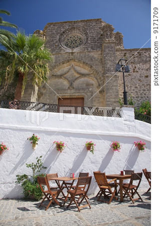 church and tavern at Vejer village 9171709