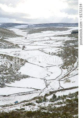 snow landscape at gredos snow landscape at gredos 9172234