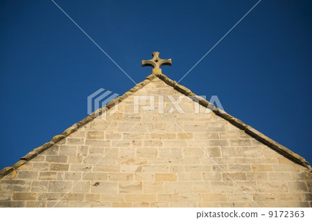 stone cross over triangle covering stone cross over triangle covering 9172363