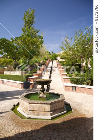 fountain at Almeria castle fountain at Almeria castle 9172760