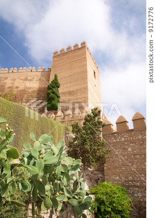 fortification tower at Almeria castle 9172776