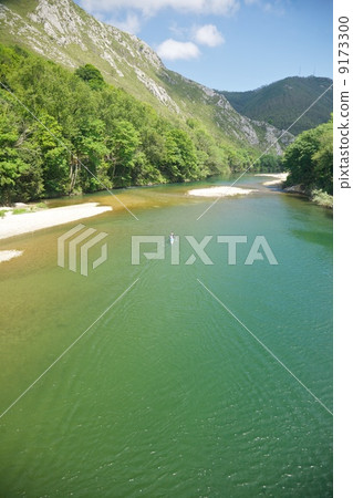 canoeing river Sella canoeing river Sella 9173300