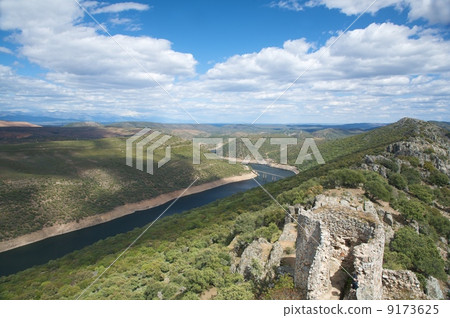 tajo river from the castle tajo river from the castle 9173625