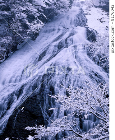 Tochigi prefecture · Nikko waterfall in winter 9176042