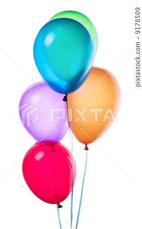 flying balloons isolated flying balloons isolated 9178509