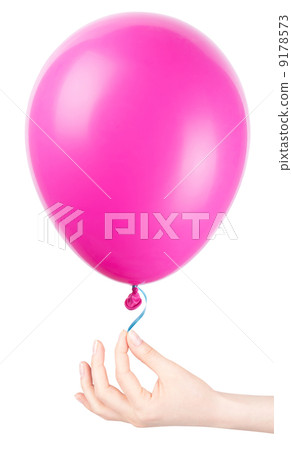 flying balloon with hand flying balloon with hand 9178573