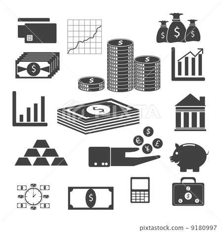 Finance icons set. 9180997