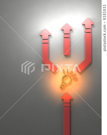 Abstract 3DCG for evolution 9181031