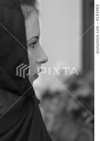 portrait of inconsolable widow portrait of inconsolable widow 9183468
