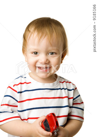 Boy holding toy 9185166