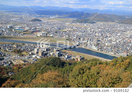 Gifu Memorial Center as seen from Kinka Gifu Memorial Center as seen from Kinka 9189182