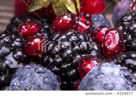 tasty summer fruits on a wooden table tasty summer fruits on a wooden table 9189457