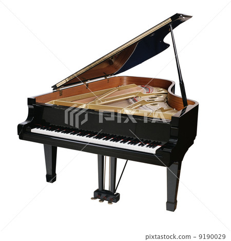 Piano isolated on a white background  9190029