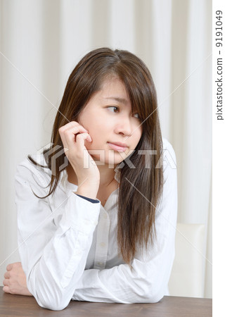 A depressed young lady A depressed young lady 9191049