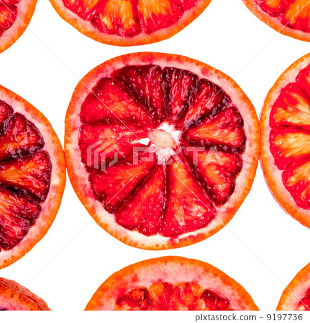 sliced red orange sliced red orange 9197736