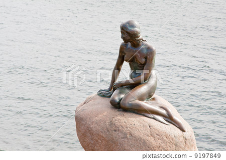 statue of the Little Mermaid in Copenhagen statue of the Little Mermaid in Copenhagen 9197849