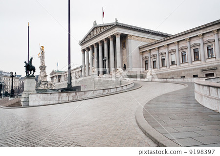 Building of Parliament, Vienna, Austria Building of Parliament, Vienna, Austria 9198397