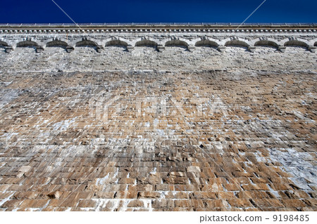 wall of dam 9198485