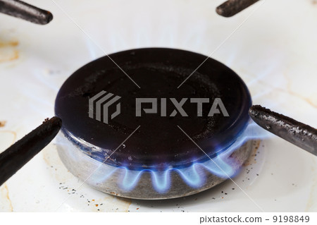 burning gas in burner ring burning gas in burner ring 9198849