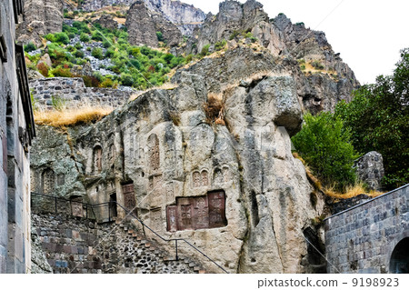 medieval geghard monastery in Armenia medieval geghard monastery in Armenia 9198923