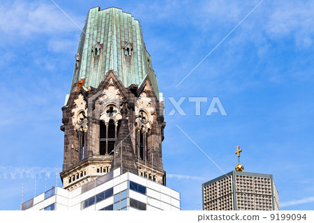 tower of Kaiser Wilhelm memorial church 9199094