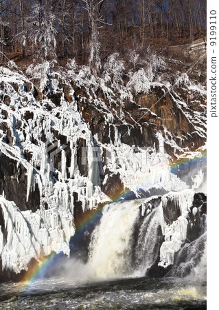 rainbow on river rapids rainbow on river rapids 9199110