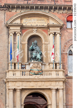 bronze statue in palazzo d'accursio in Bologna 9199640