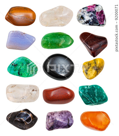 set of semi-precious stones 9200071