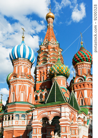 towers of Saint Basil cathedral in Moscow towers of Saint Basil cathedral in Moscow 9200328