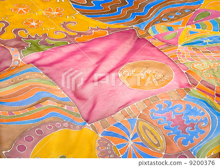 abstract pattern on silk abstract pattern on silk 9200376