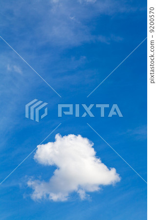 white clouds in blue sky in summer day white clouds in blue sky in summer day 9200570