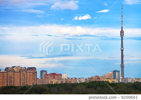 panorama of residential district 9200681