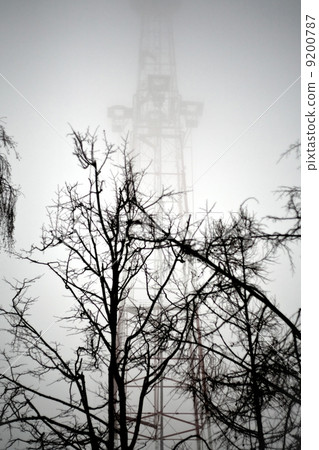 aerials in fog aerials in fog 9200787