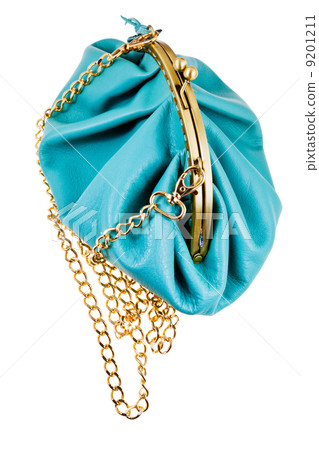 blue leather retro style theater bag 9201211