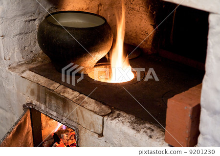 oven and old cast-iron pot oven and old cast-iron pot 9201230