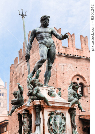 Fountain of Neptune in Bologna, Italy 9201242