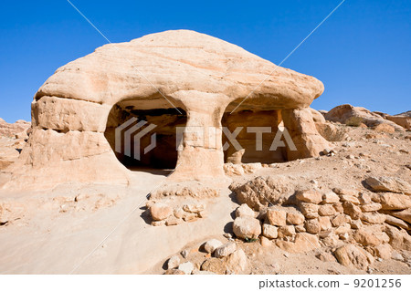 stone cave home in Bab as-Siq in Petra 9201256