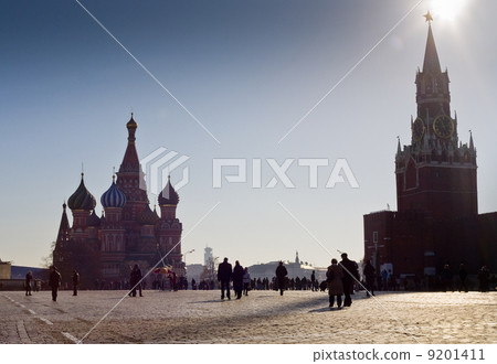 Autumn on Red Square in Moscow 9201411