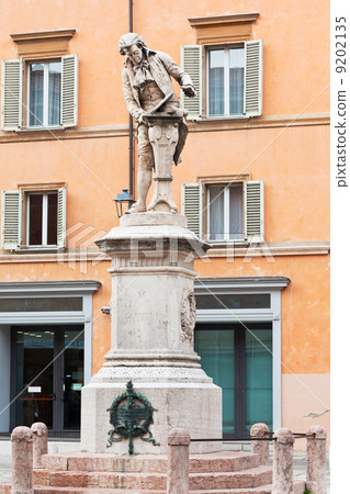 sculpture of Luigi Galvani, Bologna, Italy sculpture of Luigi Galvani, Bologna, Italy 9202135