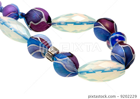 blue silk lady's bead with glass crystals blue silk lady's bead with glass crystals 9202229
