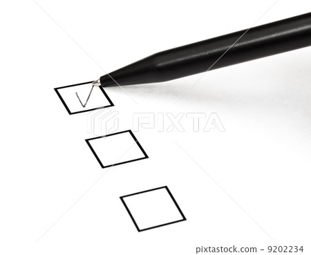 tick in black square box 9202234