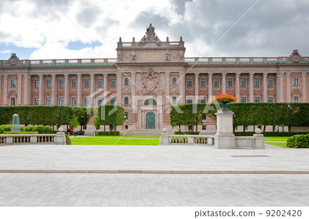 Riksdag building - swedish parliament, Stockholm, Sweden 9202420