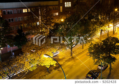 urban residential area in night 9202428