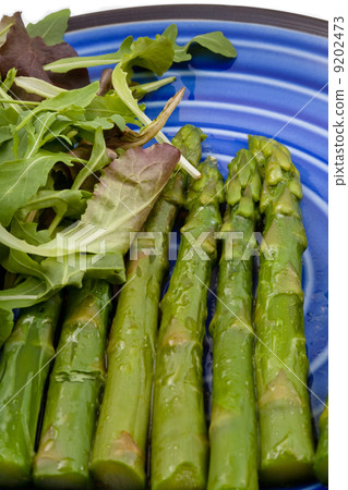 boiled green asparagus 9202473