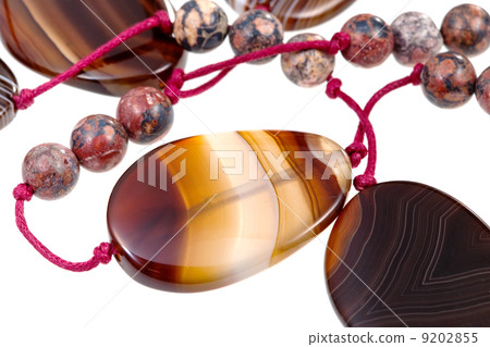 fragment agate lady's bead closeup fragment agate lady's bead closeup 9202855