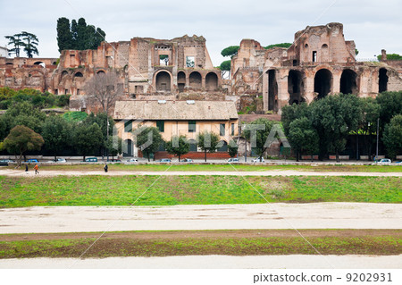 Palatine and ground of Circus Maximus in Rome 9202931